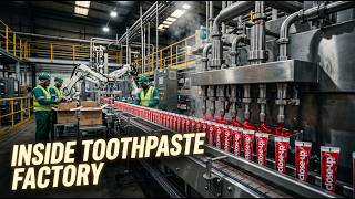 Inside the Close-Up Toothpaste Factory | How Toothpaste Is Made in Massive Modern Factories