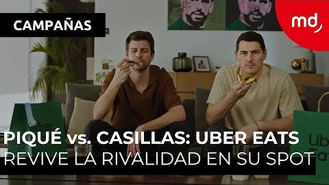 Piqué vs. Casillas: La Rivalidad de El Clásico Llega a Uber Eats en su nueva campaña