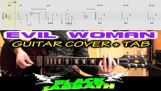 BLACK SABBATH Evil Woman GUITAR TAB COVER | LESSON TUTORIAL