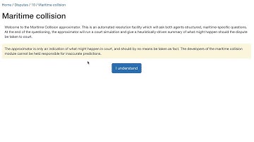 SmartResolution.org maritime collision module demonstration