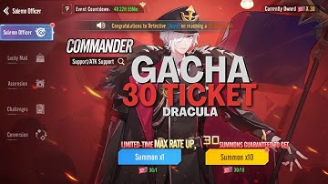 Gacha Event Solemn Officer 30 Ticket | Parallel Realms
