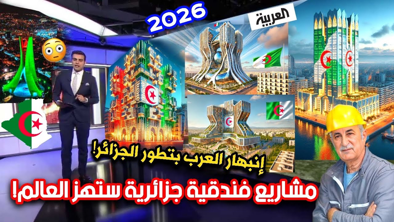 فنادق الجزائر الجديدة تدهش الإعلام العربي! بسبب تطور البنية التحتية الجزائرية!