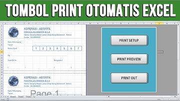 Cara Membuat Tombol Print di Microsoft Excel