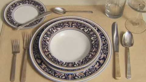 How To Set a Formal Table Setting