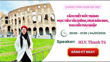 CÁCH VIẾT BỨC TRANH MỤC TIÊU TÀI CHÍNH, MUA BÁN BĐS, THU HỒI THU NHẬP