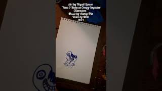 Max and Ruby as Creepy Imposter characters #timelapsevideo #kidsart