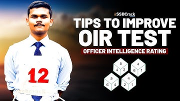 Tips to Improve OIR & Practice Set | OIR | SSB Interview