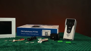PNI SafeHome PT750 WiFi smart video intercom, Full HD 2MP 1080P, Tuya Smart App