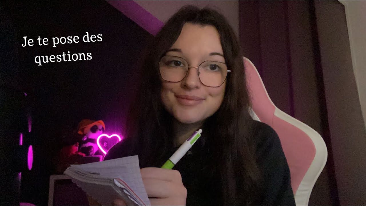 ASMR | pov : je t’interview pour un sondage (soft spoken)