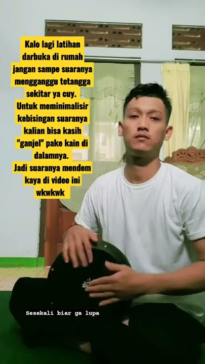 TIPS LATIHAN DARBUKA BIAR GA BISING