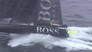 The incredible footage of Hugo Boss and Banque Populaire North of the Kerguelen