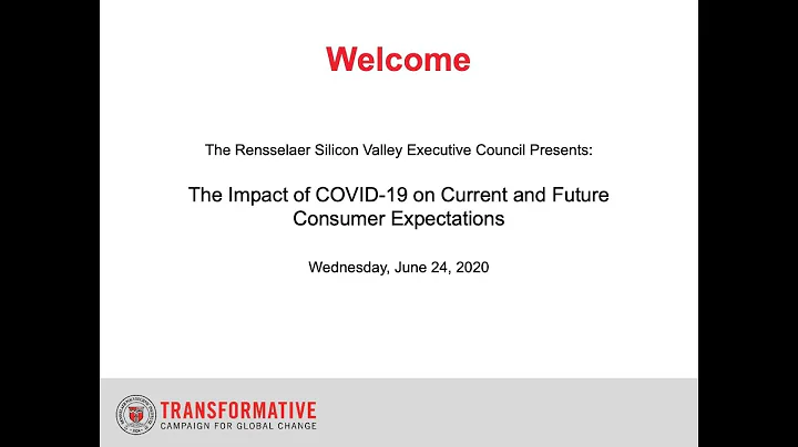 The Impact of COVID 19 on Current and Future Consumer Expectations Webinar