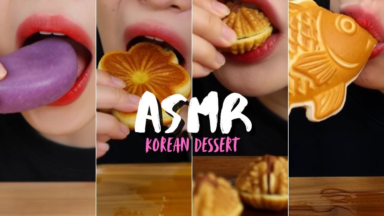 ASMR Eating Korean Desserts | Eating Sounds