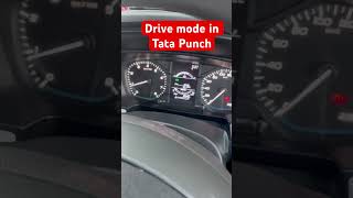 Drive Mode In Tata Punch