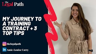 MY JOURNEY TO A TRAINING CONTRACT AT AN INTERNATIONAL LAW FIRM + 3 TOP TIPS FOR ASPIRING SOLICITORS!