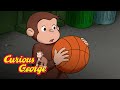 George plays basketball  curious george kids cartoon  kids moviess for kids