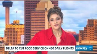 Delta cutting food and beverage service on 450 daily flights