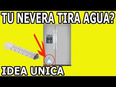 Mi Nevera tira Agua Solucion Casera Unica Soluciones rápidas para el problema de agua bajo tu refrigerador