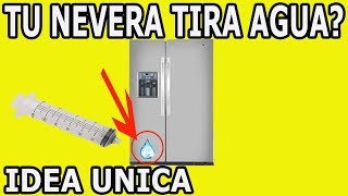 Mi Nevera tira Agua Solucion Casera Unica