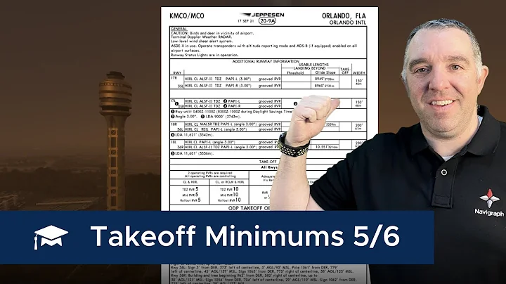 How To Read Takeoff Minimums on Airport Charts / Flight Simulation