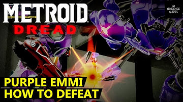 Metroid Dread Purple Emmi - How to Defeat