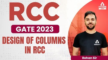 GATE RCC | Design Of Columns | GATE 2023 Preparation Civil Engineering