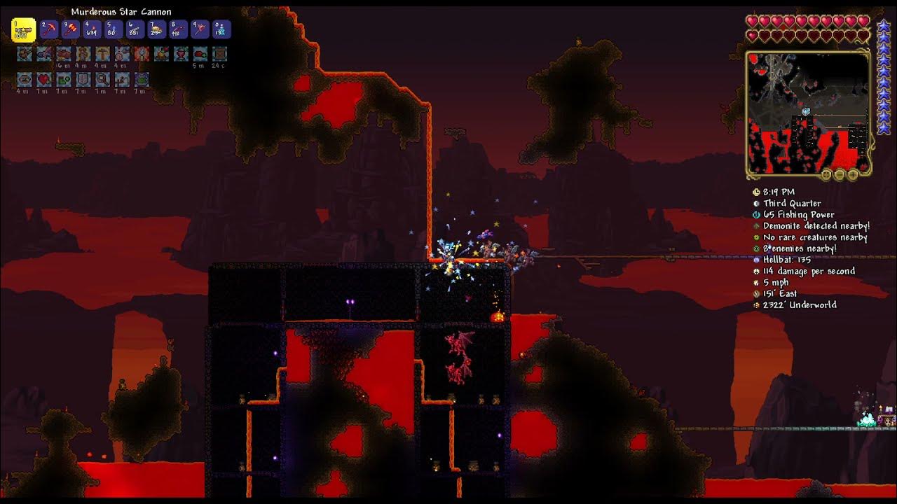 Terraria Journey Part 21 Fishing in Lava for Obsidian Crates