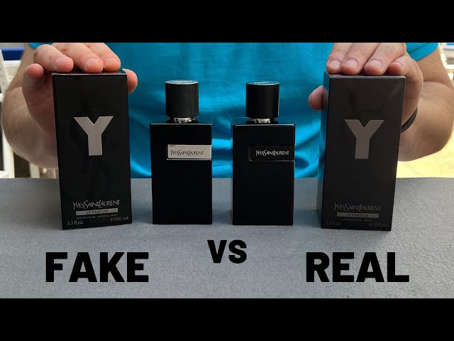 Fake vs Real Black Opium Yves Saint Laurent Perfume 90 ml 