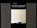 Like reading a programming book as non programmer #programmer #coder #coding