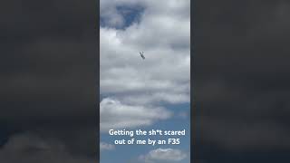 F35 decides to sneak up on me lol #f35 #aviation #feelthelightning screenshot 5