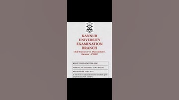 2nd year BA 2021 result published / Sde / kannur university