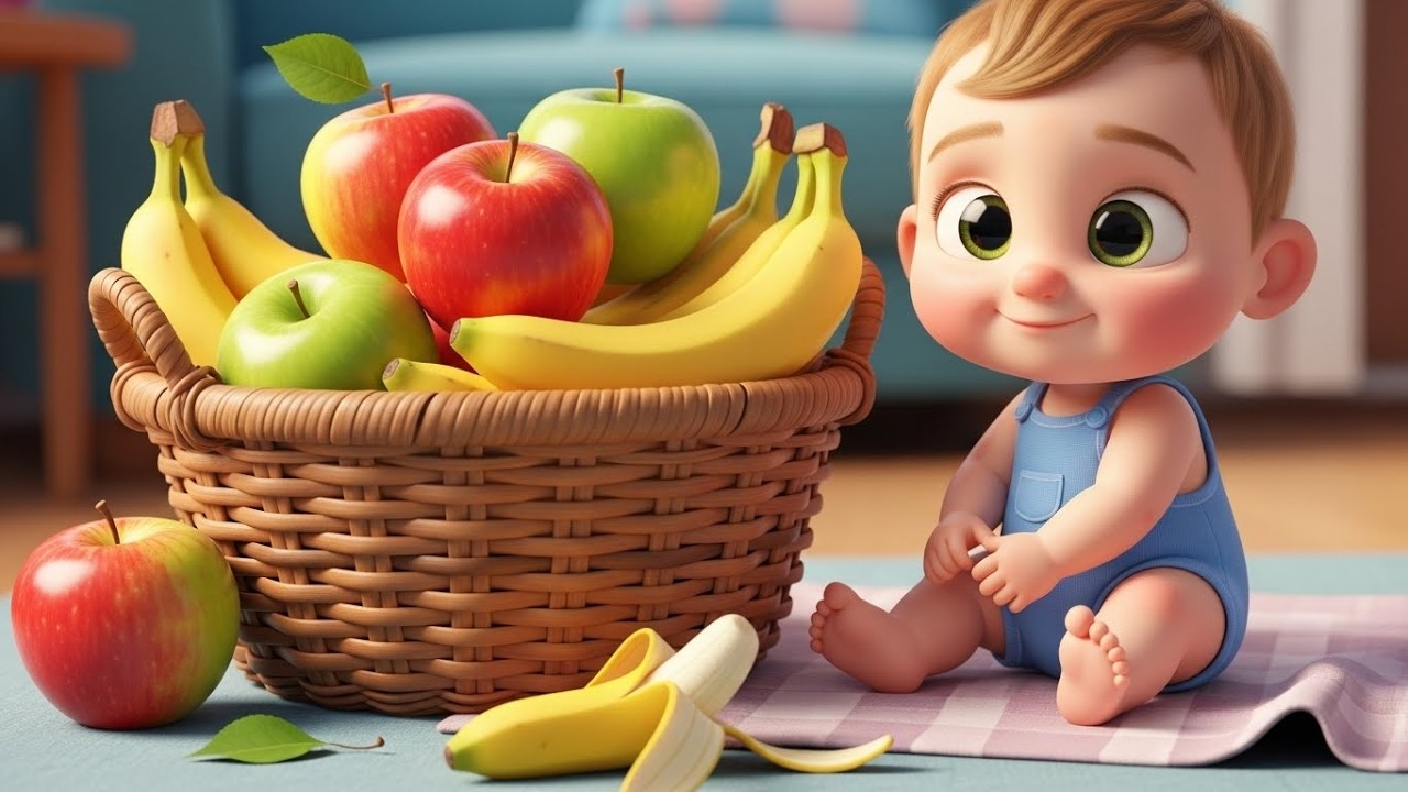 Apples and Bananas Song 🍎🍌 | Fun Vowel Song for Toddlers | Sing Along