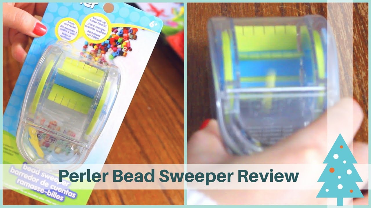 Perler Bead Sweeper Review - Slow & Normal Speed, Close Up, and Demo 