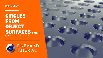 Cinema 4D Tutorials - Circles from Object Surfaces (Part 1)