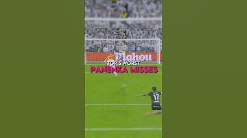 Top 5 worst panenka penalties of all time