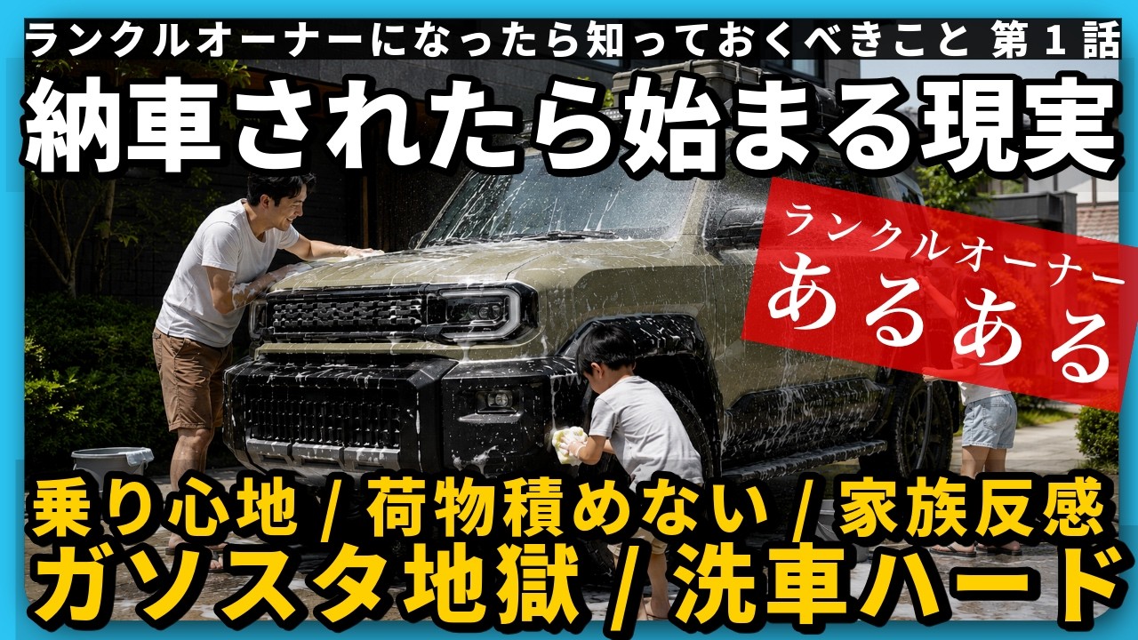 【ランクルあるある】ランクルFJ納車されたら始まる現実。笑えるけど全部本当の話をします【第1話】