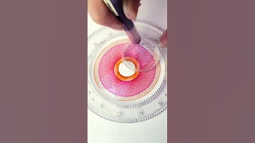Soothing ASMR Spirograph | Satisfying Spiral Art for Calm! #art #shorts #spirograph #asmr #trending