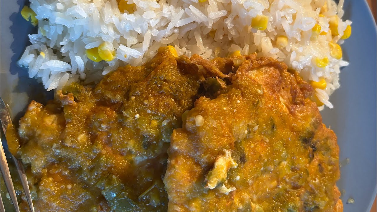 Tortitas con nopales y arroz