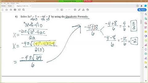 Algebra 2 Unit 2 Review
