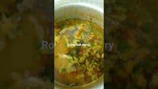 Rohu fish curry youtubeshorts viral food trending shortvideo .