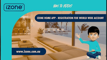 Ho to register for a Worldwide account in the old iZone Home app?
