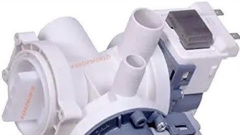 how Repair drain pump washing machine