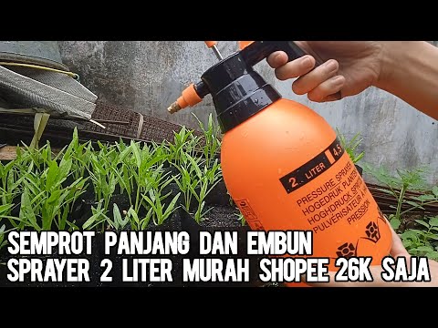 Cara Menggunakan Semprotan Air Pompa