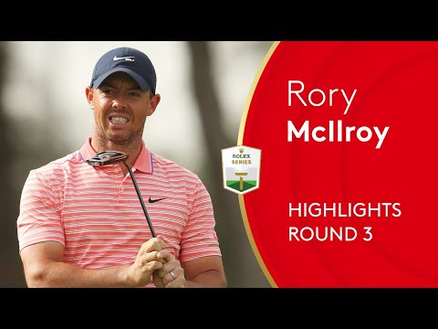 Rory McIlroy makes hole-out eagle to lead | Round 3 Highlights | 2021 Abu Dhabi HSBC Championship