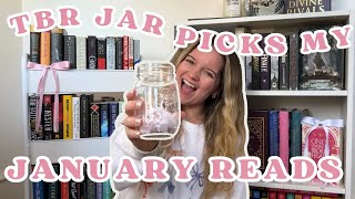 TBR prompt jar picks my reads for January🎀❄️