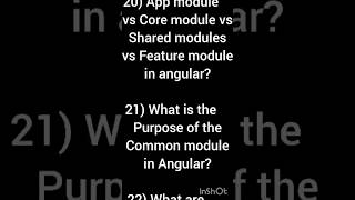 Angular Questions: short4 #shorts horts #youtubeshorts