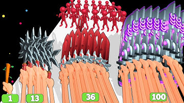 Knife Arms Run - Level Up Your knife Max Level ASMR Gameplay #asmrgameplay #satisfyingasmr #levelup