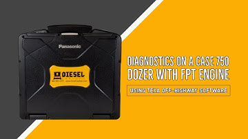 Diesel Laptops TEXA Off Highway Diagnostics on a CASE 750 Dozer with FPT Engine