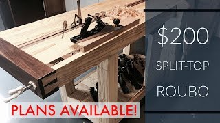 Splittop Roubo Workbench Tour | For Lefthanded Woodworkers