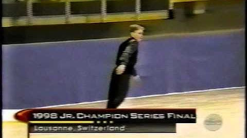 Piece on the First Quadruple Salchow Landed by Timothy Goebel (USA)